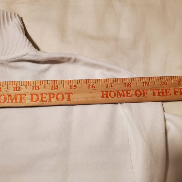 Express White Full Zip Track Jacket Mens Large - Picture 8 of 10